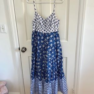 J Crew Patterned Maxi Dress